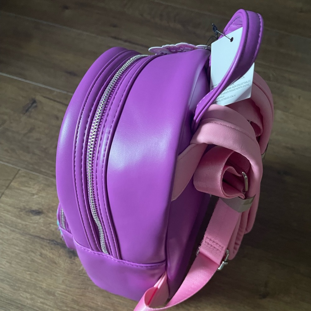 LOUNGEFLY (Sanrio)-NWT Mini Faux Leather Character Backpack - Picture 9 of 14